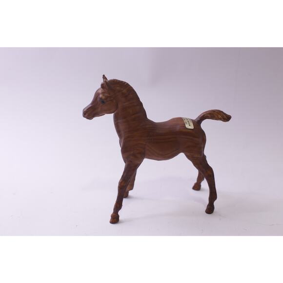 Brown Foal, PVC Figure, Baby Horse, Buffalo Bill Museum Souvenir ~ 250827-WH 564 - Picture 1 of 5